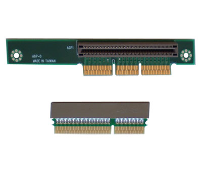 1U 1 x AGP Riser Card with Extender