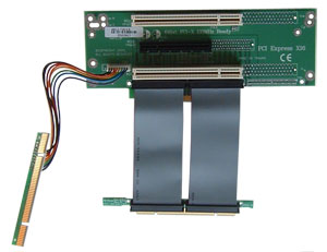 1 x PCI-Express 8x & 2 x PCI 32Bit Riser Card for Intel SE7230NH1-E