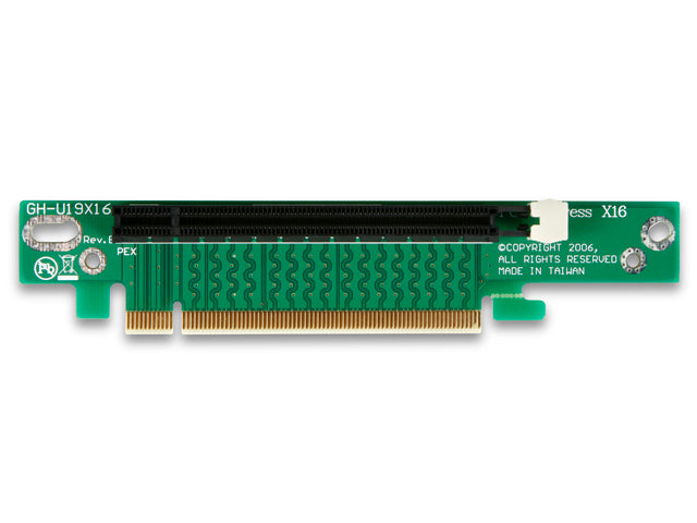 1U 1 x 16x PCI-Express Riser Card