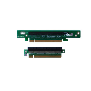 1U 1 x 16x PCI-Express Riser Card with Extender