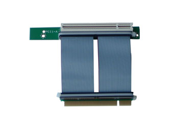 1U 1 x 32Bit 5V PCI Riser Card with 7cm Flex Cable