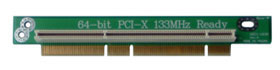 1U 1 x 64 Bit 3.3V PCI-X 133Mhz Riser Card Right Angle