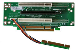 2 x 32Bit PCI & 1 x PCI-Express 16x on 7th Slot Riser for Tyan Intel