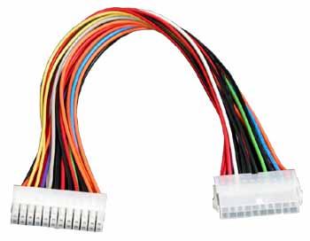 20 Female Pin to 24 Male Pin Power Supply Adaptor