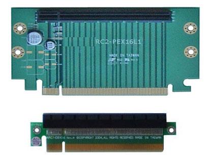 2U 1 x x16 PCI-Exprerss Riser Card with Extender for Slot 7