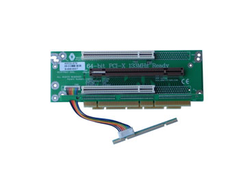 2U 2 x 32Bit 5V PCI and 8x AGP Pro Riser Card on 6th Slot