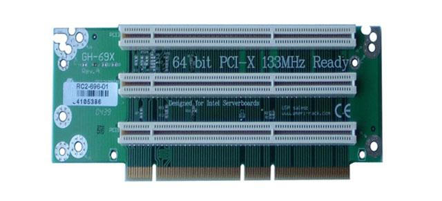2U 3 x 64Bit 3.3V Riser Card for Intel SSE7501WV2