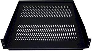 2U Height 20.5 in. Deep Fix Depth Rack Mountable Cabinet Mount Shelf ...