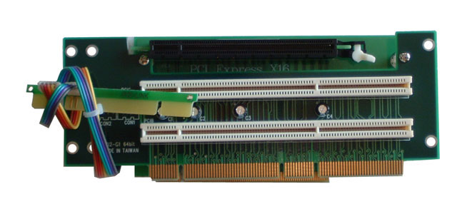 2U Riser Card with 2 x PCI-X + 1 x PCI-Express 16x