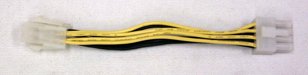 4 Pin Female to 8 Pin Male Power Supply Conversion Adapter Cable