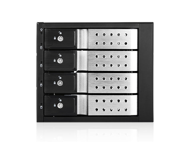 iStarUSA BPN-DE340HD-SILVER Trayless 3 x 5.25" to 4 x 3.5" 12Gb/s HDD Hot-Swap Drive Cage Rack