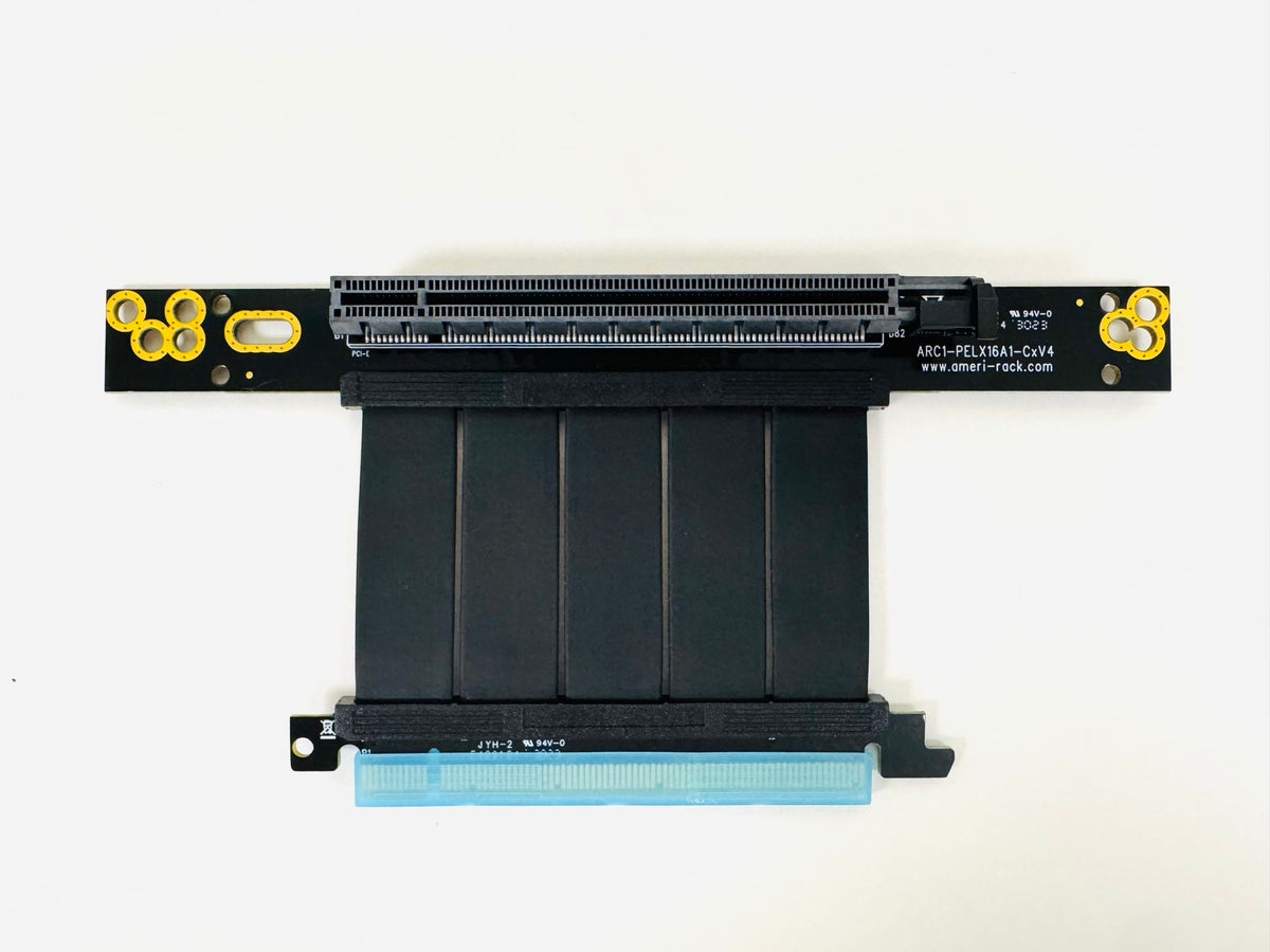 1U PCI-Express 4.0 Gen4 x16 Riser Card with Flex Cable