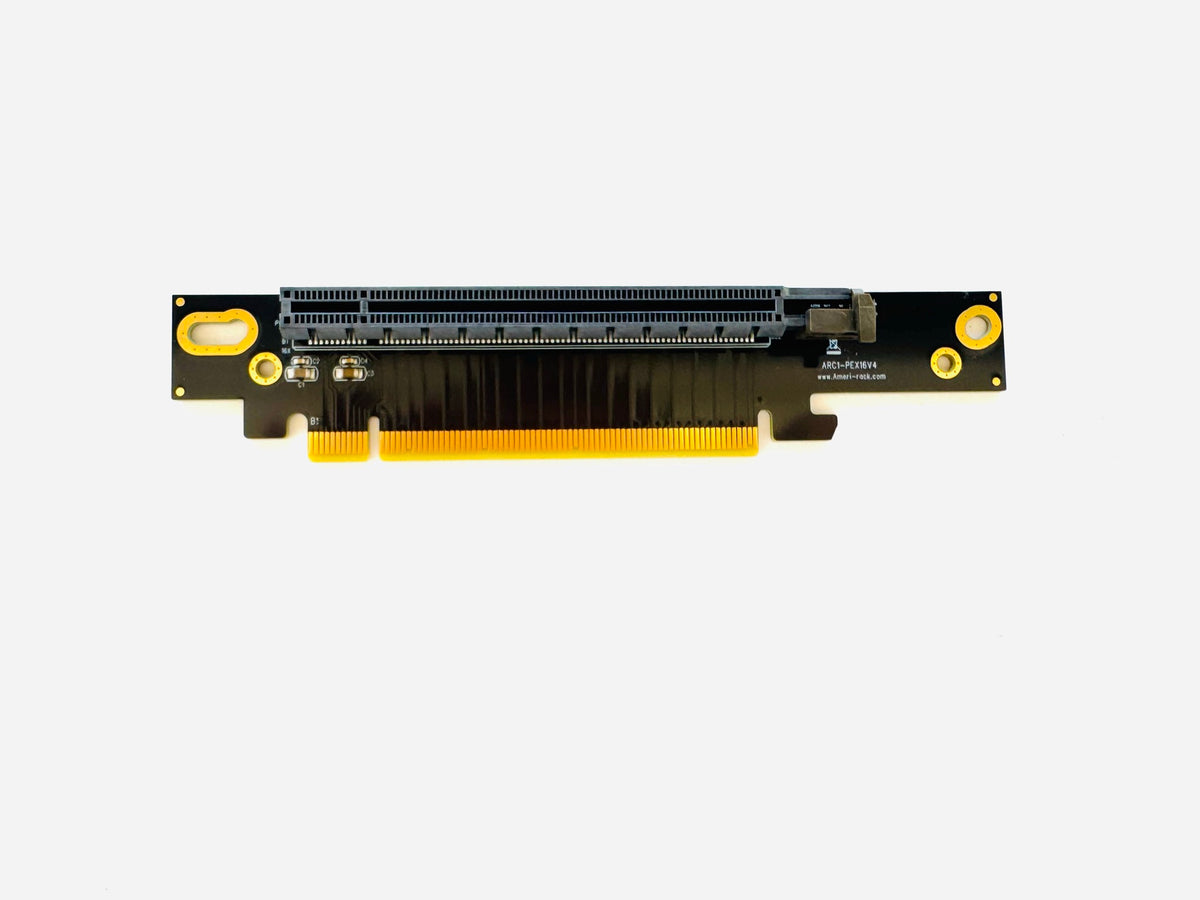 1U PCI-Express 4.0 Gen4 x16 Riser Card Fixed