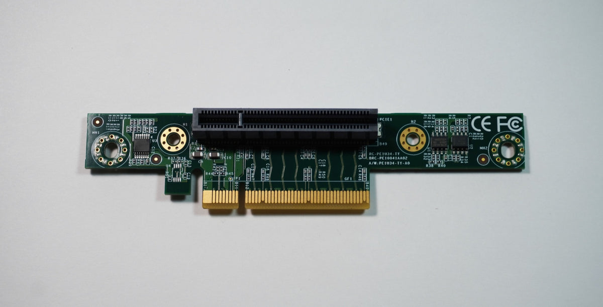 1U PCI-Express 4.0 Gen4 x8 Riser Card Fixed