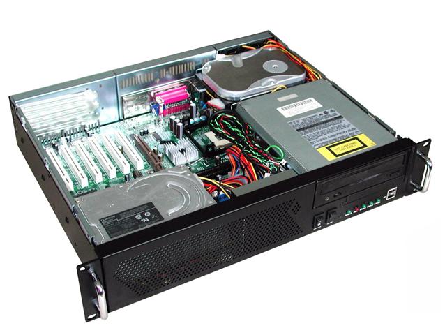 RM-2520 13.9&quot; Short Version 2U Rack Mount Computer Case