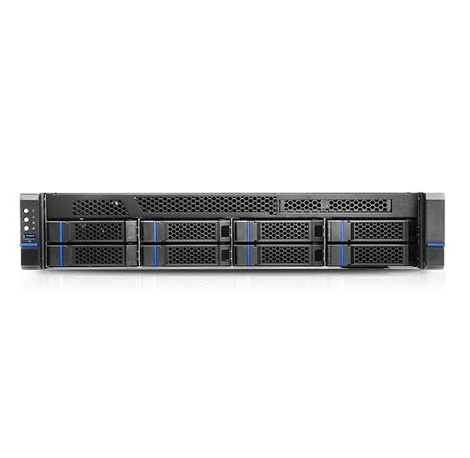 CHENBRO Rackmount RM23808M3RP8U4 2U Dual 8x3.5 inch 2x2.5 inch 12Gb/s HDD Flexible Mini-SAS