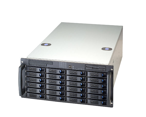 Chenbro RM-51924 5U Rackmount Case w/ 24 Trays, Redundant Power Supply