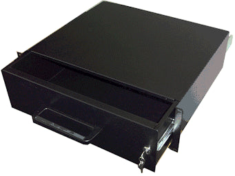 DD-02 2U 16 Inch Deep Drawer with Rails and Lock