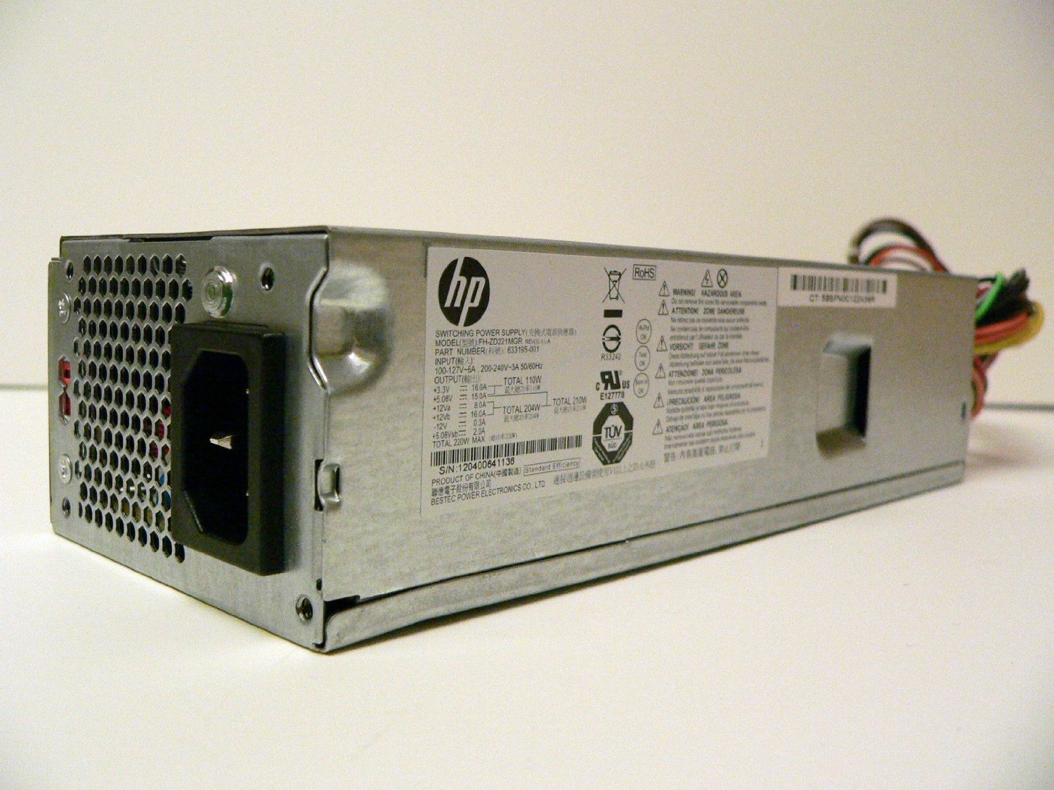 HP Pavilion Slimline 633195-001  FH-ZD221MGR DPS-220AB-6 Power Supply