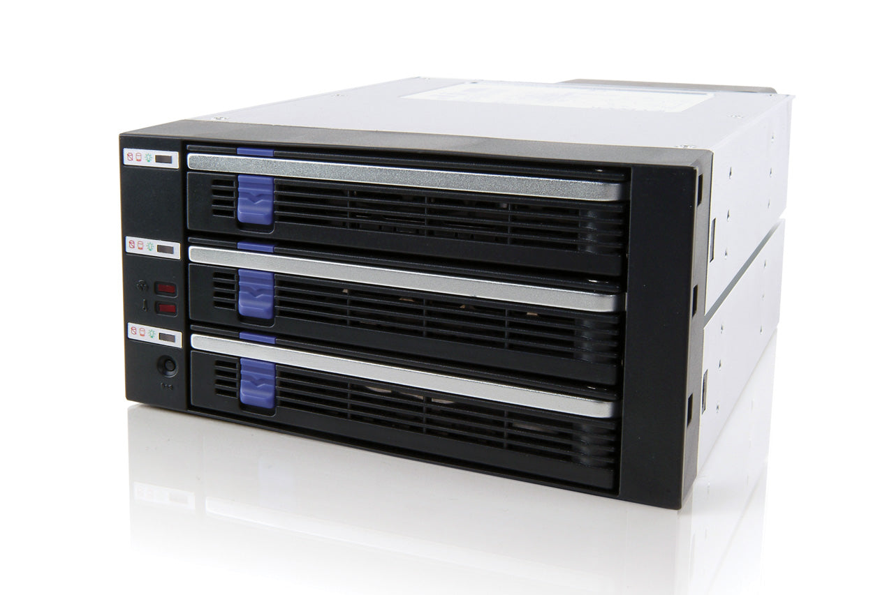 Icy Dock MB453 2 Bay to 3 Hot Swappable Tray Aluminum Hard Drive Cage