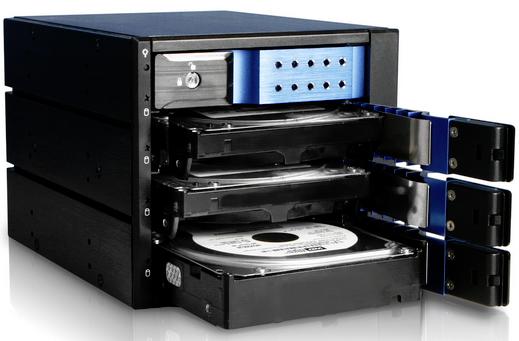 iStarUSA BPN-DE340SS 3 Bay to 4 Trayless Hotswap SAS/SATA HD Raid Cage