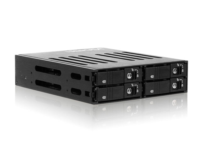 iStarUSA BPU-124V2-SS 1 x 5.25" to 4 x 2.5" SATA/SAS Hot-Swap Cage