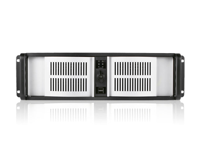 iStarUSA D-300 3U Aluminum Rackmount Chassis with Silver Color Door