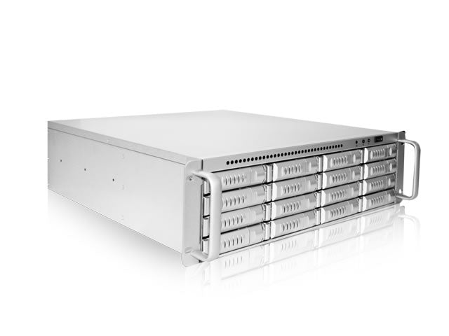 JB-3016 3U JBOD Storage Server Rackmount Case for 16 Hard Drives