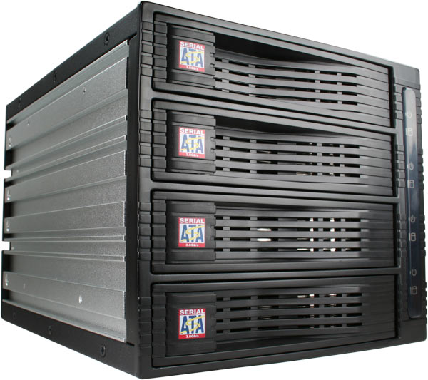 KF-4000 Internal SATA II Hot-Swappable Hard Drive Cage for 4 HDs