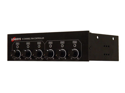 Logisys FP600BK  6 Channel Fan Controller 5.25 Bay Device
