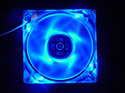 Logisys LT400BL 4-LED BLUE 80mm CASE FAN