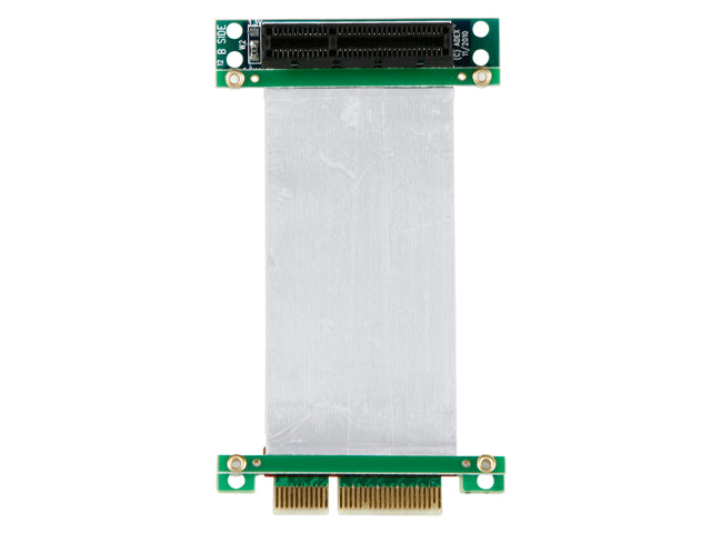 RC1- PCIe x4-C7 Riser Card with 7cm Ribbon Cable