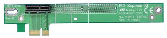 RC1-PEX1 1U PCI-Express x1 Riser Card
