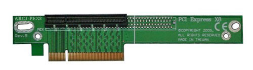 RC1-PEX8 1U one-slot PCIe x8 Riser Card