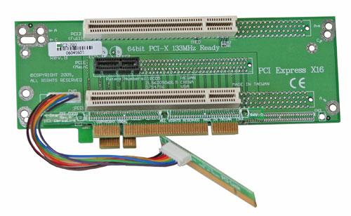 RC2-700 2U Riser Card 2 x 32Bit PCI + 1 x PCI-Express x1