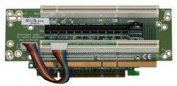RC2-796 2U Riser Card with 2 x PCI 64Bit + 1 x PCI-Express x16