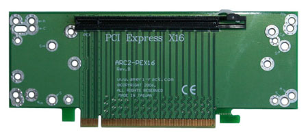 RC2-PEX16AV3 2U 1-slot PCIe x16 riser card