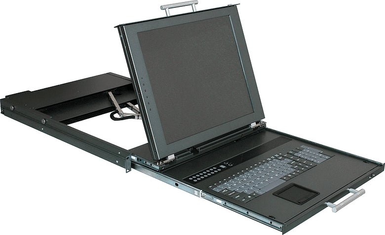 RD1701 1U Dual-Rail 17" TFT LCD monitor Keyboard drawer
