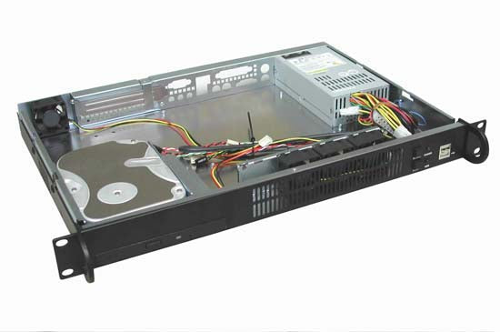RM-1108 Short 11.8" Deep 1U Rackmount Case for Mini ITX