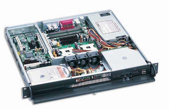 RM-1112 1U Rackmount Case 16.9 Deep, Supports ATX Motherboards
