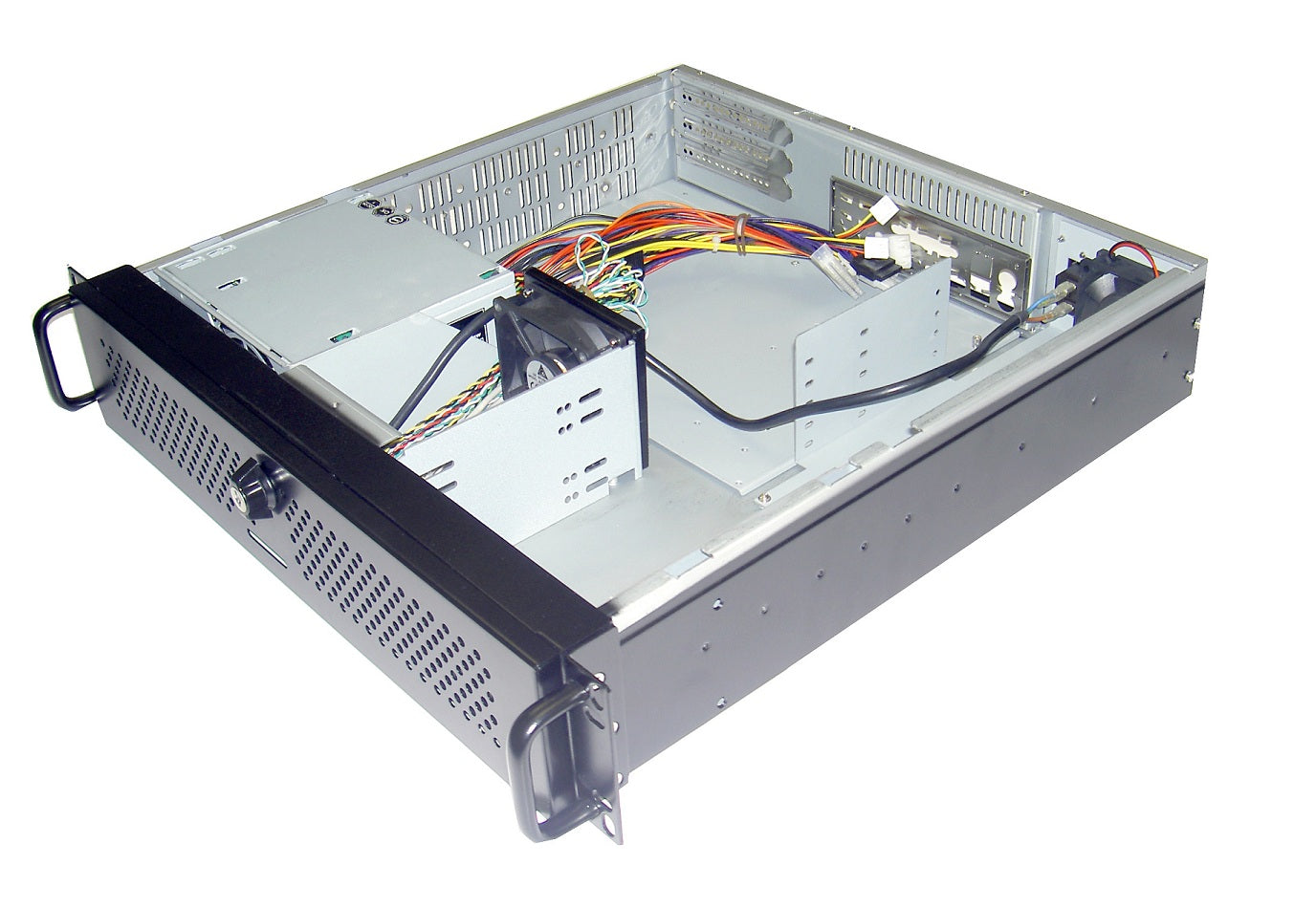 2u Rack Computer Case RM-2145 17.7in Deep 2U Rackmount Computer Case (fits PS2 Power Supply ...