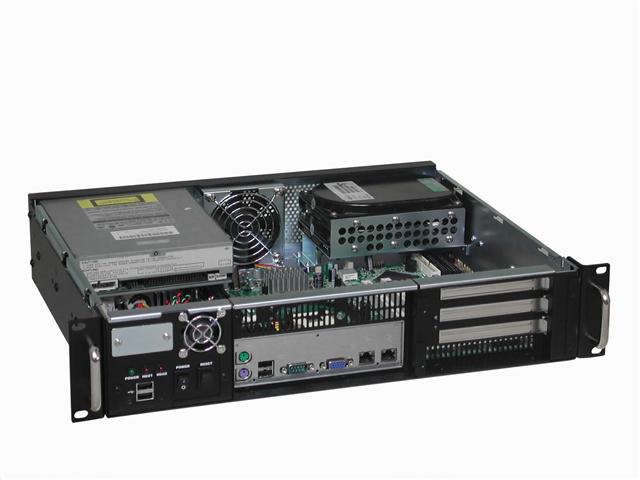 RM-2253 Short 2U Rackmount Case 14.1&quot; Deep, Front Facing I/O