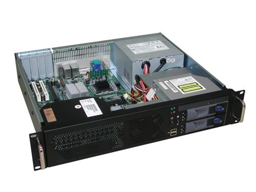RM-2254 2U Two Hot-Swappable SATA Trays 15.1 in. Deep Rackmount Case