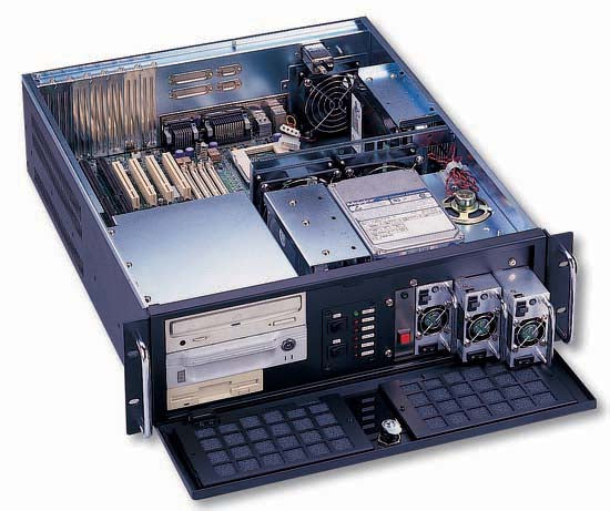 RM-3310 3U Rackmount IPC Case 20.7 in. Deep (Fits PS2 Power Supplies)