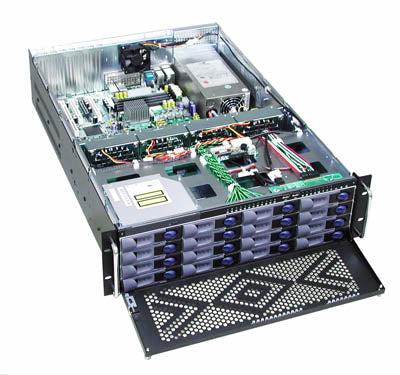 RM-3390 3U 16 SATA Removable Hotswap Trays Rack Mount Case GHI-390