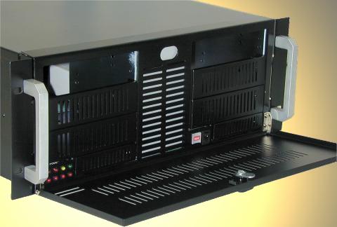RM-4120 12 Bay Fortress 19&quot; Black Rack Mount Case