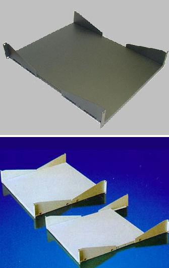 RS-02-23 2U Fixed Shelf 23 Inch Deep Plate