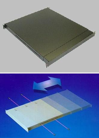 RS-03 1U Fixed Shelf 19.5 Inch to 31.5 Inch Deep