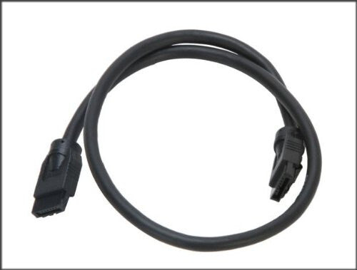 OKGEAR OK6A3RK11 6" Inch Black SATA 3 III 6 GB/s Round SSD/HDD Data Cable Straight to Straight