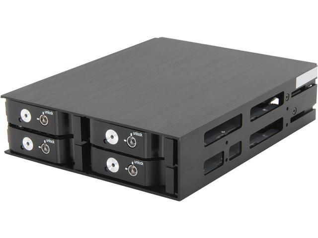 SNT-BPSS425A 1x5.25" to 4 x 2.5" Hotswap SATA/SAS HDDs/SSDs backplane